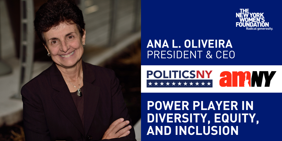 President & CEO Ana L. Oliveira Named a Power Player in Diversity, Equity, and Inclusion