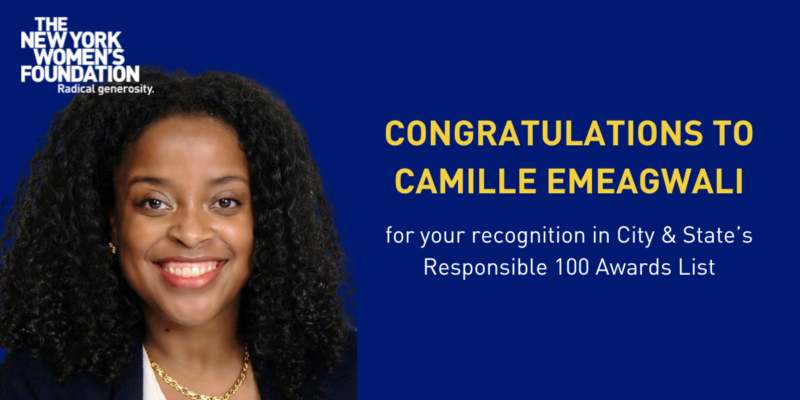 Camille Emeagwali Recognized in City & State’s Responsible 100 Awards List
