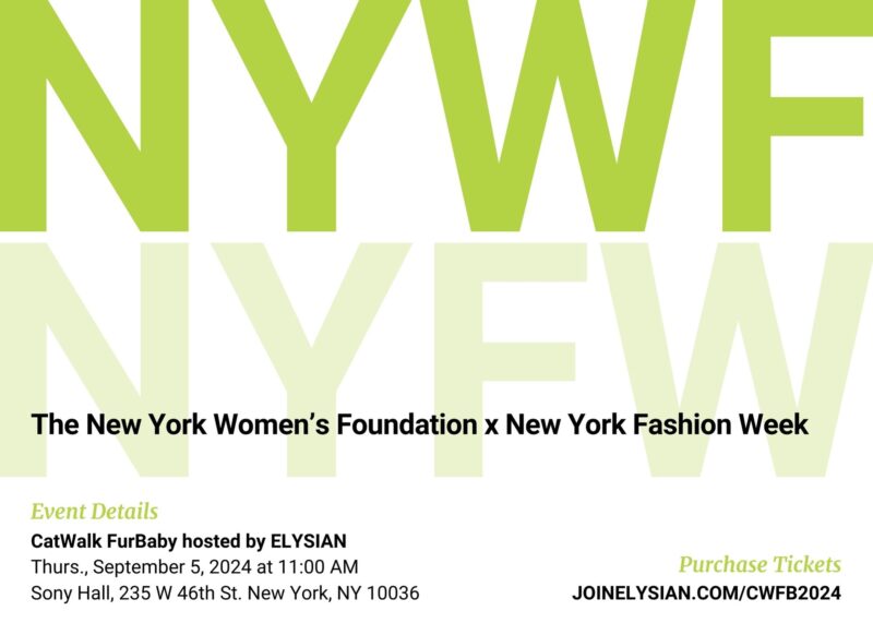 NYWF x NYFW: CatWalk FurBaby Hosted by ELYSIAN